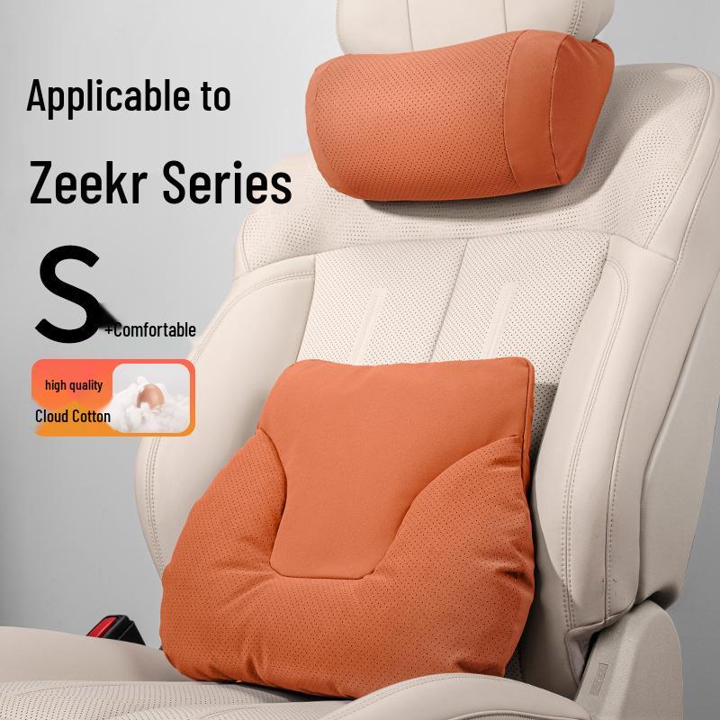 Car Neck & Lumbar Support Pillow - Compatible with Zeekr 001, 7X, 007, 009, X, 9X, 8X Models.