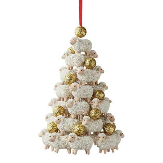 Stacking Animal Pendant Animal Christmas Tree Pendant 2D Acrylic Hanging Decoration for Xmas Tree Backpack Keychain Car