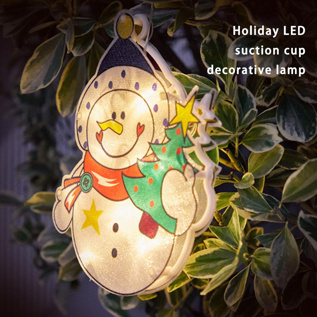 Living Room Wall Christmas Themed Flash Light Waterproof Lamp Battery Operated Home Office Hotel Decoration Holiday Ornament