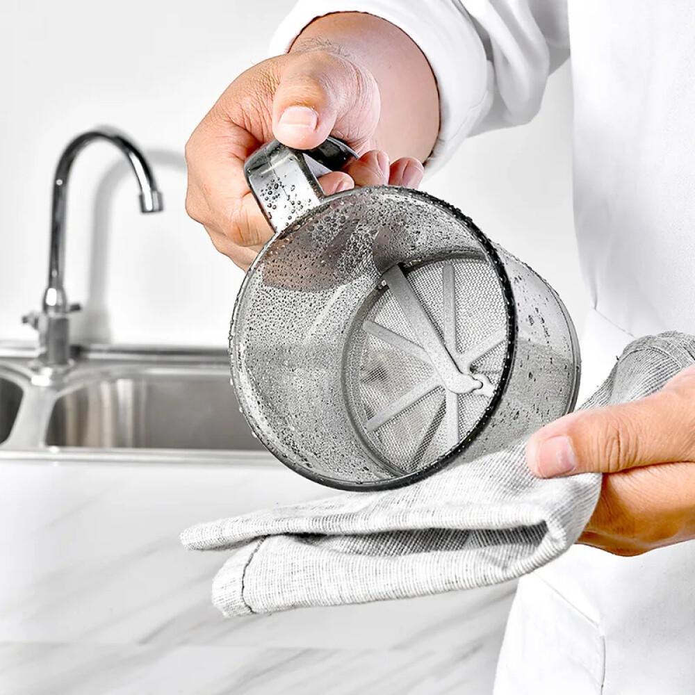 1 szt. Sito do mąki Półautomatyczne Ręczne Plastikowe Sito do proszku Gadżet kuchenny Ręczny Filtr do mąki Profesjonalne Sito do mąki