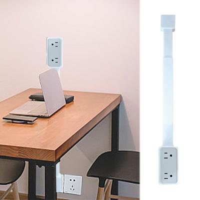 Elektriksel Genişletici. Ulaşılması Zor Çıkışlara Erişim! USB-A, USB-C ve 2 AC Çıkışı, 22 inçten 34 inçe kadar uzatma, 180° döndürme özelliğine sahiptir. Koltuk Arkasında Kullanın