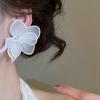 Big Floral Iron Mesh Flower Earrings Iron Wire Ladies Stud Earrings  Daily Wear