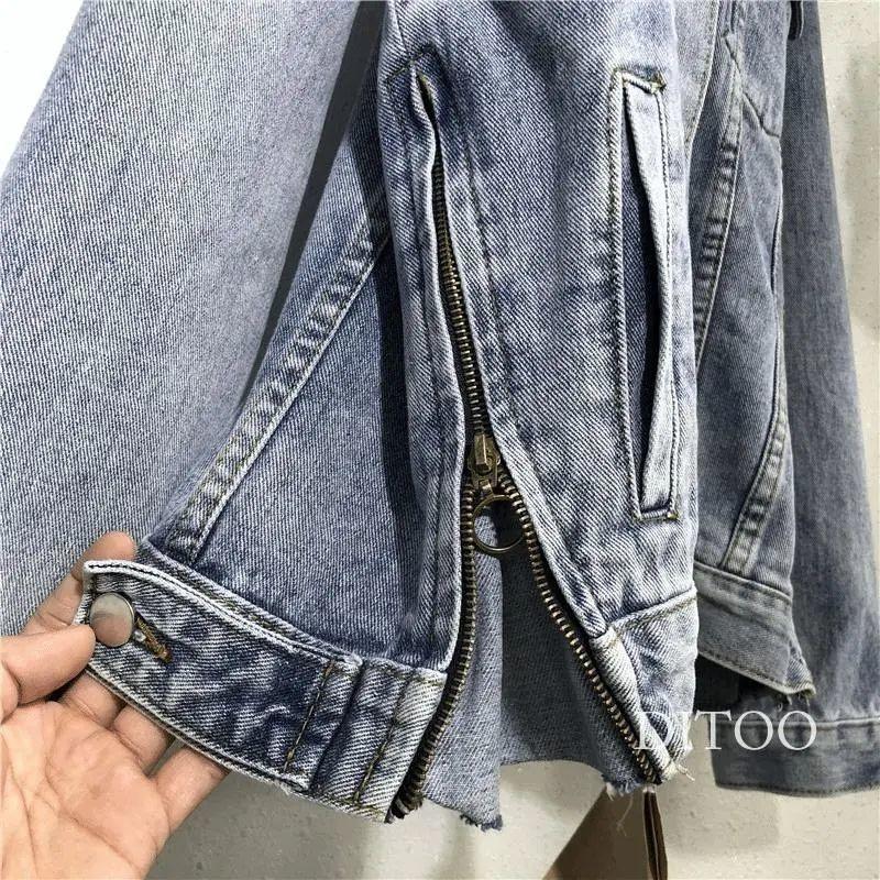 Gold Velvet Winter Korean Style Cotton-padded Jacket Women's Thick Mid-length Bread Large Fur Collar Jacket