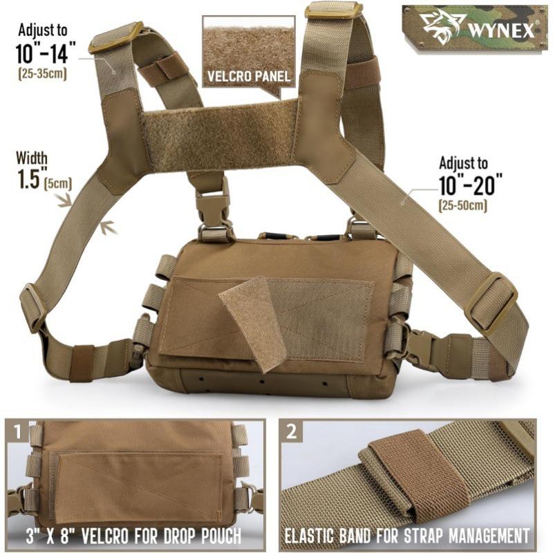 Men's Tactical Chest Bag Outdoor Sports Cycling Multifunctional Vest