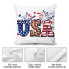 happy th Anniversary Cushion Cover Soft Plush Fabric DoubleSided Printed Cushion Covers for All Seasons Modern Home Decor