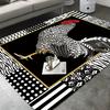 1Pcs Anti Fatigue Kitchen Rugs Farmhouse Chicken Print Waterproof Non-Slip Thick Cushioned Kitchen Mat Heavy Duty Comfort Standing Mat for Kitchen
