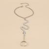 Nische Temperament Schlangenförmiger Handrückenring Armband, Integriertes Finger-Gliederkettenarmband für Frauen, Personalisiertes Accessoire im Dark Style