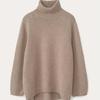 Women's European-Style High Neck Loose Wool Sweater for Autumn/Winter