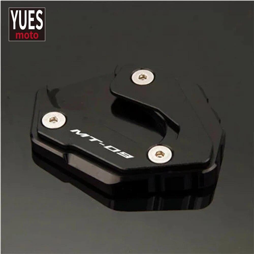 For Yamaha MT-09 2014 2015 2015 2017 2018   Motorcycle Accessories Auminum Side Stand Enlarger Plate With Logo MT09