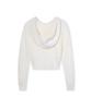 Noduwomen Knits Cable Knit Hooded Cardigan [ Ivory ]