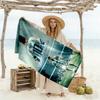 Football Messi Personalized Name Beach Towel Quick-Dry Soft Microfiber Suitable for Swimming Gym Camping Yoga Vacation