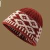 Women's Thick Plush Hat Keeps Warm And Versatile, With A Cold Hat Covering