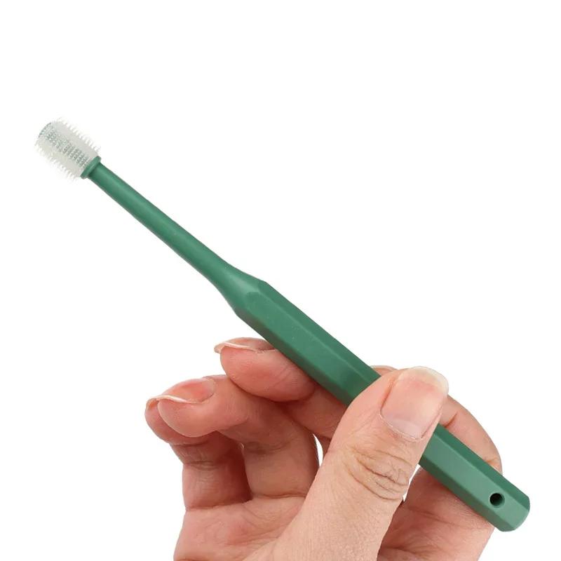 Dog Finger Toothbrush Soft 360 Degree Teeth Cleaning for Dogs Cats Oral Care Freshener Protection Pet Dental Brush