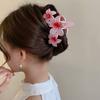 Flower Shark Clip For Women, Versatile Hair Tie, Fashionable Flower Headpiece, Large Clip Style Hair Accessory