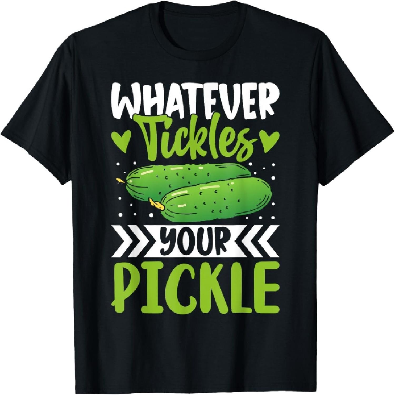 Whatever Tickles Your Pickle T-Shirt S чёрный