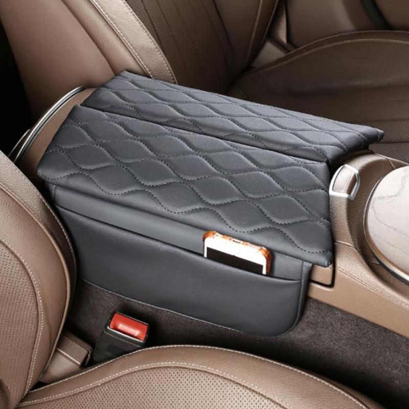 

Подлокотник автомобильной консоли, защитная накладка на подлокотник из кожи с защитой от царапин для Mercedes Benz W213 E Class 2017-2024 CLS 2018-2024 чёрный