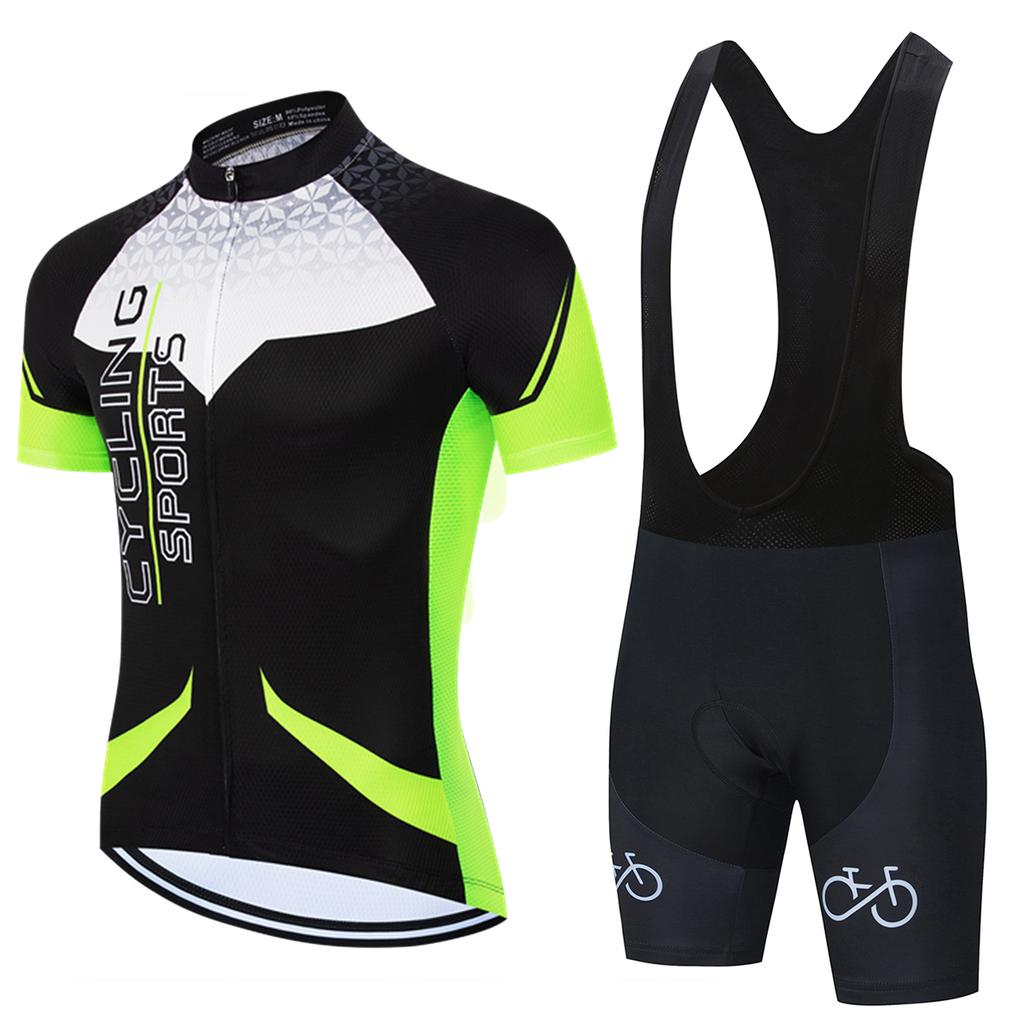 2026 New Men Summer Short Sleeve Set Breathable Racing Sport MTB Bicycle Clothes Outdoor Bike Uniform  2026 Breathable Cycling Suit Set
