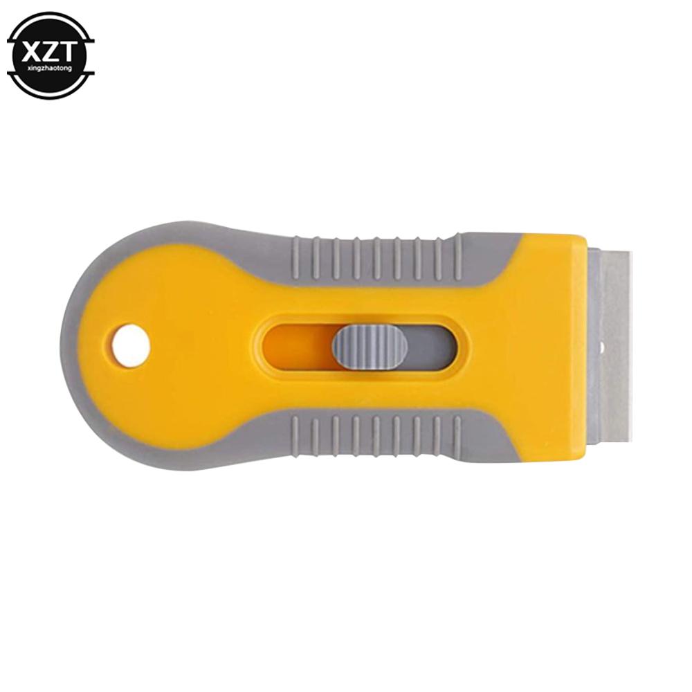 Car Window Glass Sticker Clean Razor Scraper Ceramic Razor Blade Tint Vinyl Wrap Glue Squeegee Remover Cleaner