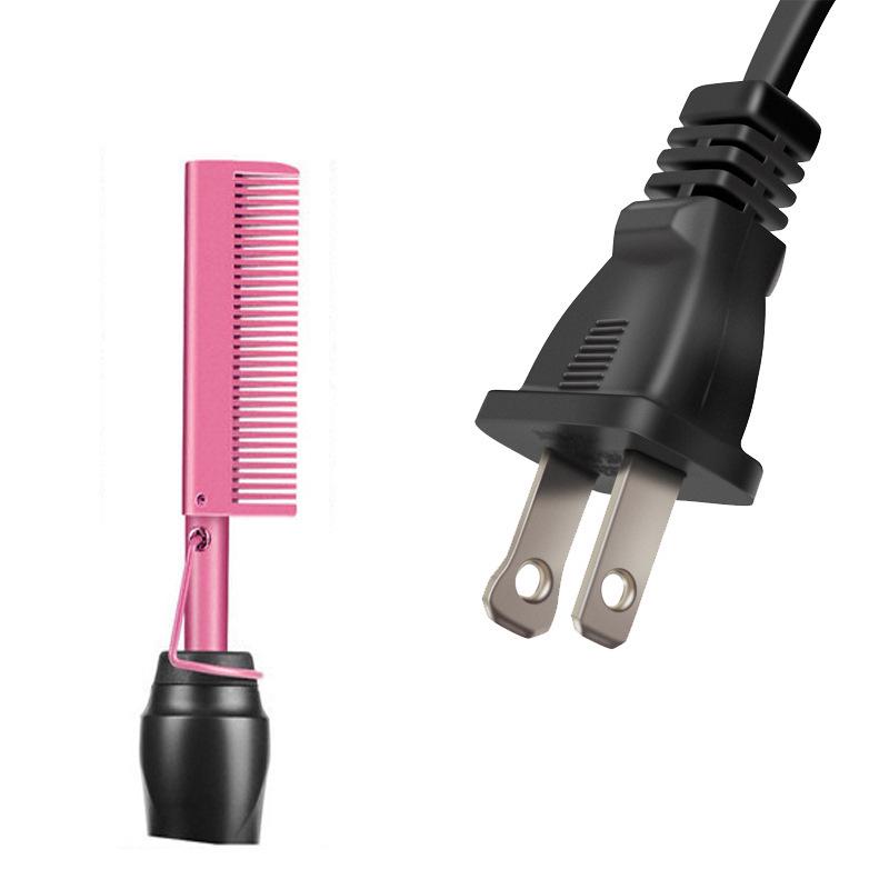 Wet and Dry Electric Heating Copper Comb - Straightening, Perming, Curling Iron Hairdressing Tool