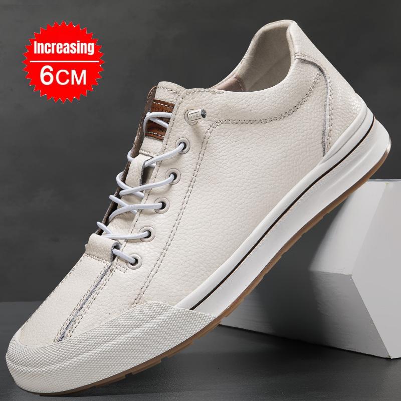 

6cm Elevator Shoes Men Lifts Shoes Mens Platform Sneakers Fur Height Increase Shoes with Hidden Insoles Sports Casual Shoes 37