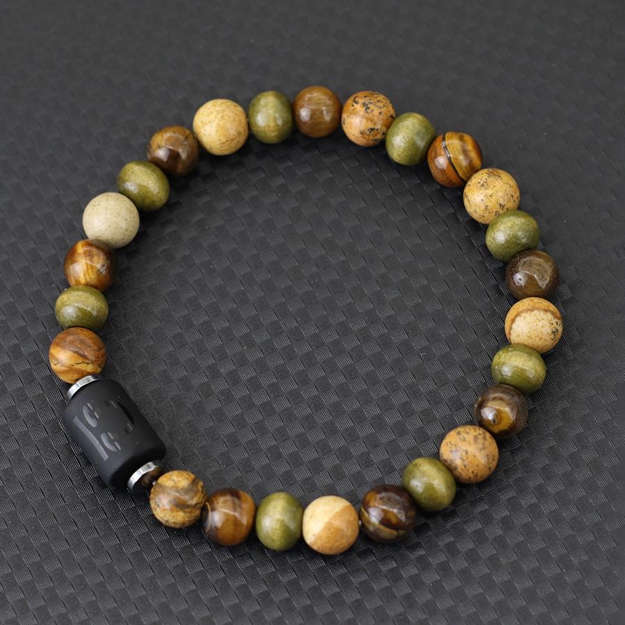 Twelve Zodiac Signs Beaded Bracelet Natural Hematite Tiger Eye Stone Braclet Men Women Buddha Beads Yoga Healing Couple Braslet