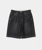 UNIFORM BRIDGE Work Denim Shorts Black