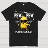 PEW PEW MADAFAKAS Cotton Summer Casual Cool Loose T-Shirt
