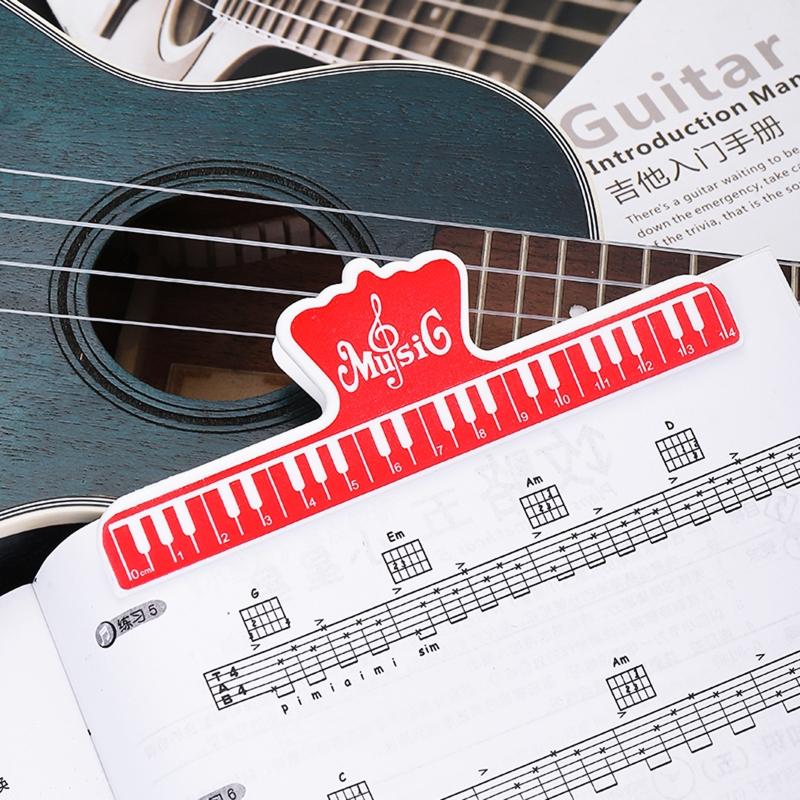 Music Note Clip Music Clip Book Page Clip Plastic Big Music Stationery Book Clip Music Book Page Holder Practice Parts