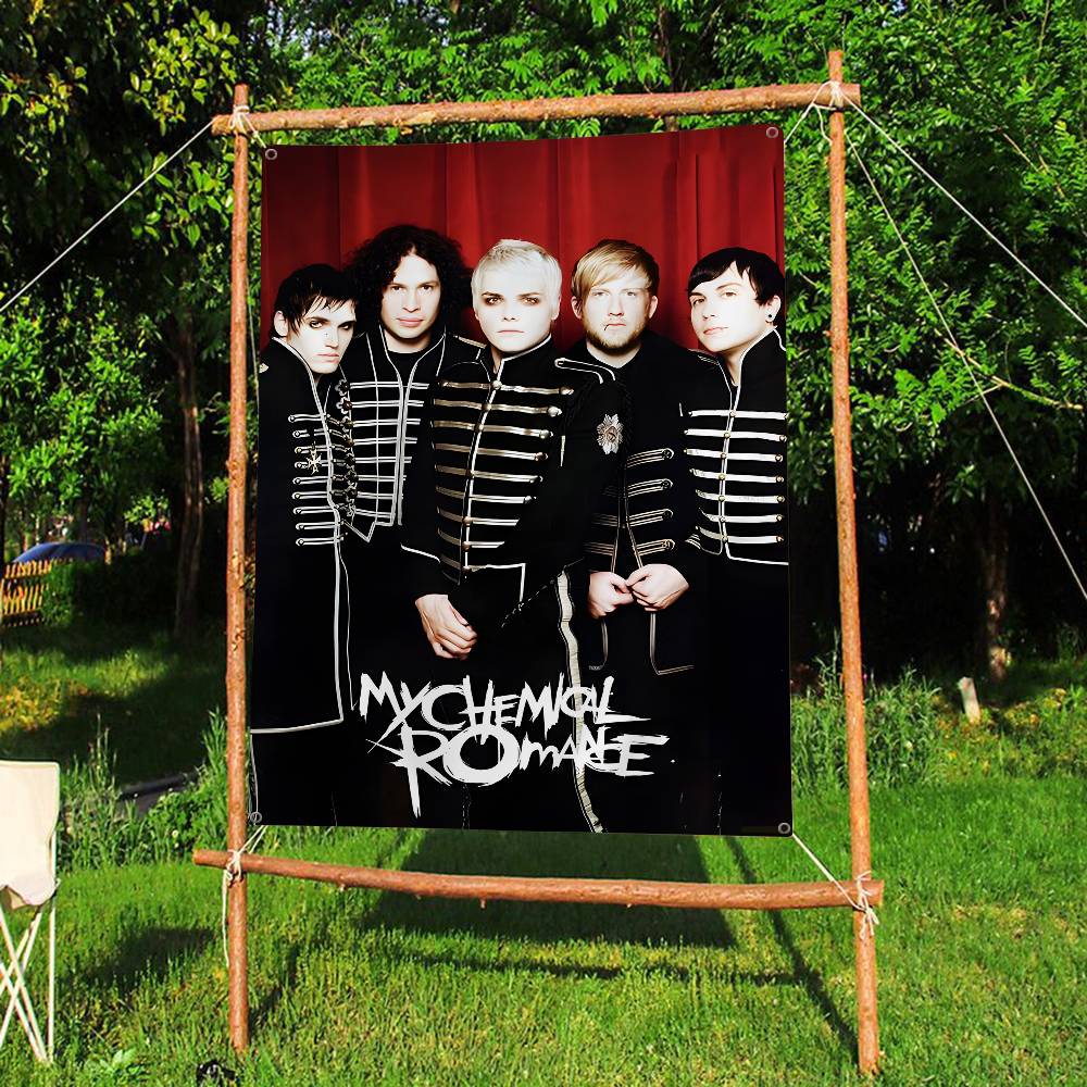 

Гурт My Chemical R-Romance Класичний Вінтажний Розширена Друк Комерційна Реклама Прапор Партійний Банер Компанії 80x120 cm