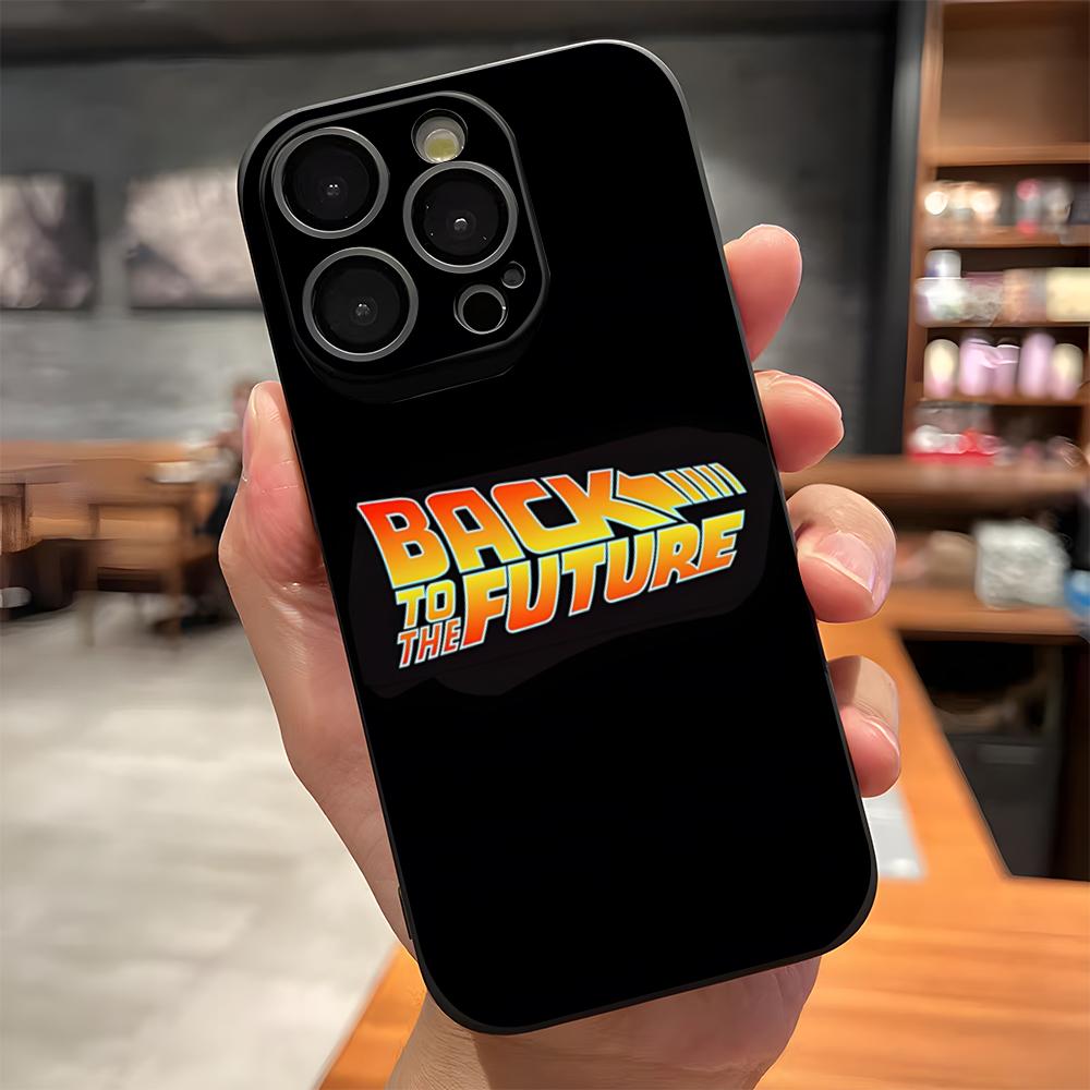 

Hot Back To The Future Movie Phone Case For IPhone 17 Pro Max 15 Pro 16 14 Plus 12 13 Mini 11 Pro Shockproof Soft Cover iPhone 17