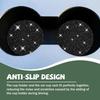2PCS Bling Cup Holder Coasters for Car - Universal Non-Slip 2.72 Inch Silicone Cup Holders, Embedded Crystal Rhinestone Car Interior Accessories,