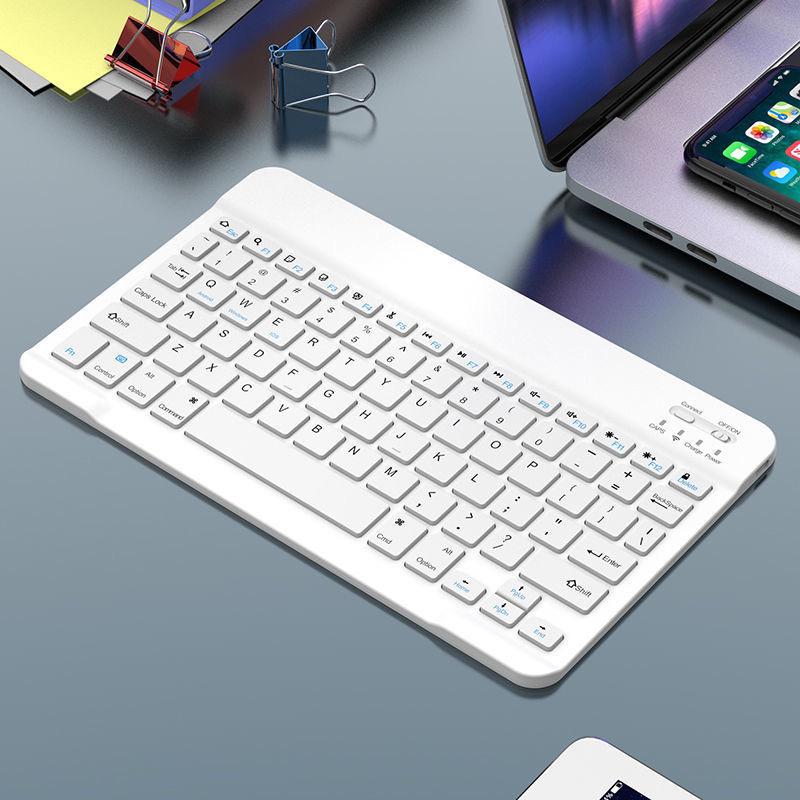 Universal Silent Rechargeable Bluetooth Keyboard for iPad, Mobile Phone, and Tablet