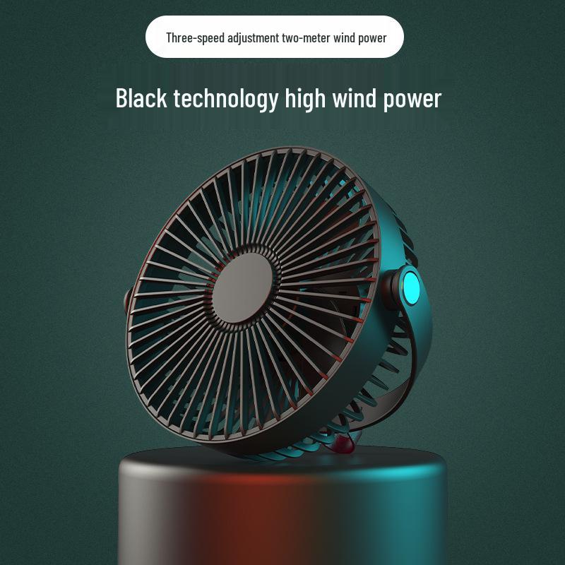 

Rechargeable Silent Octopus Fan: Portable Desktop & Outdoor USB Baby Stroller Fan for Camping 4000mAh Battery темно-зеленого