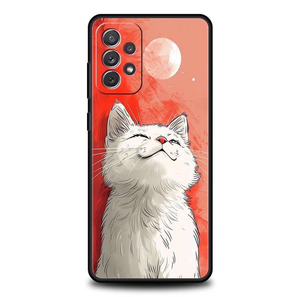 Daily Life of Cats Phone Case For Samsung Galaxy A17 A07 A55 A35 A25 A15 A05s A33 5G A31 A23 A21s A13 A41 A73 A53 A51 A71 Cover