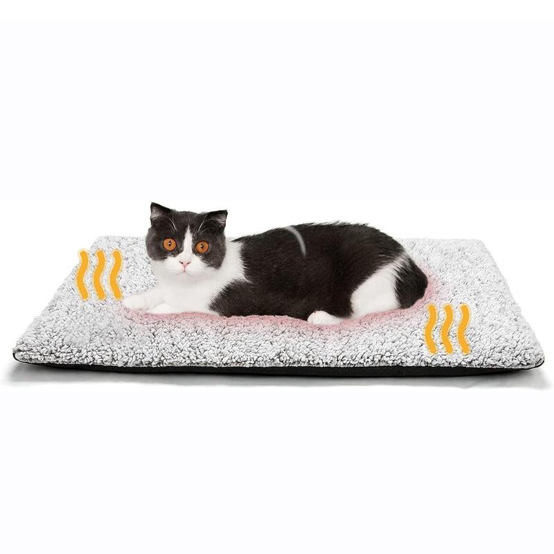 Self Warming Pet Pads Blanket Puppy Self-Warming Pet Mat Reflects Pet Body Heat Pet Warmer Pad For Constant Temperature Washable
