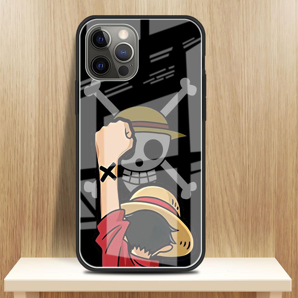 Funda de vidrio templado de una pieza para iPhone 13, 11, 14, Pro, 12, 7, 8 Plus, SE 2022, XR, X, XS Max, 6, 6S