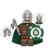 Kt1046 Blocs de construction Jouet Garde Chevalier Lo-han Ancien Matériau Plastique
