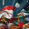 3-teiliges Weihnachts-Bettwäsche-Set Weihnachtsmann- & Schneemann-Druck Bettbezug Atmungsaktives Polyester Weihnachtsgeschenk 1 Bettbezug 2 Kissenbezüge