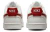 Nike Court Vision Low Minimalist Style Low Top Comfortable Skateboard Shoes Women's White Red DH3158-104