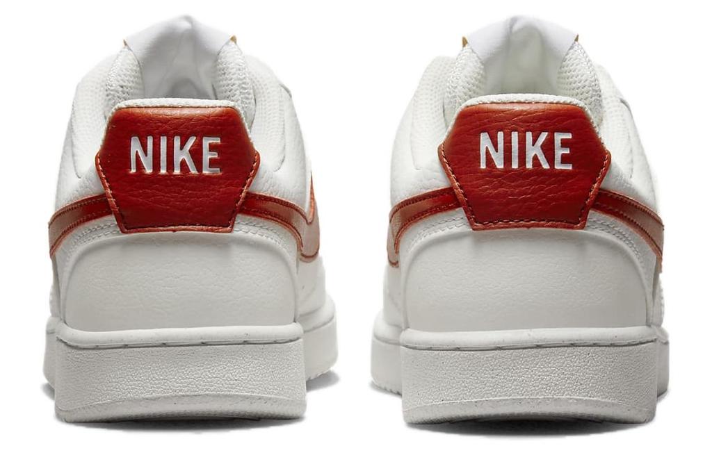 Nike Court Vision Low Minimalist Style Low Top Comfortable Skateboard Shoes Women's White Red DH3158-104