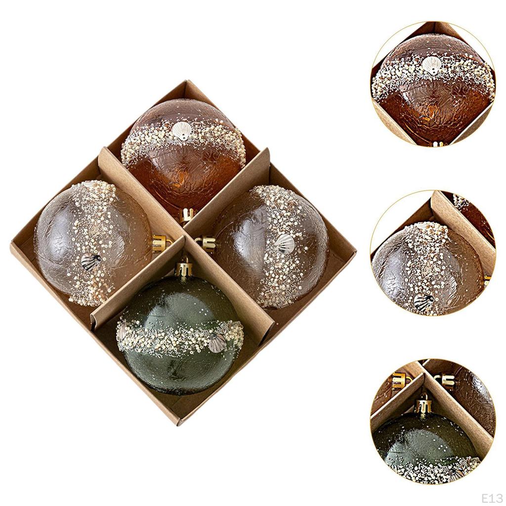 Christmas Ball Set Tree Decorations Handy DIY Projects Decorative Balls for