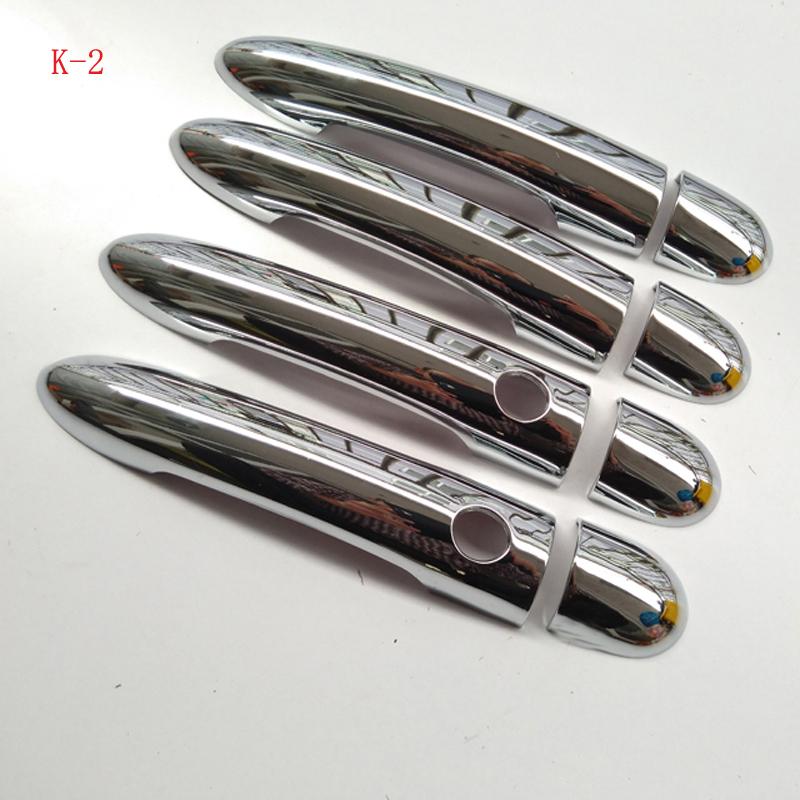 ABS Chrome Door Handle Cover Trim for Renault Megane ii 2 MK2 2002 2003 2004 2005 2006 2007 2008 Car Styling Sticker Accessories