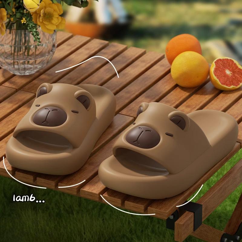 

Children s Shoes, Flip-flops, Anti-slip Indoor Beach In Summer Fits 39-40 коричневый