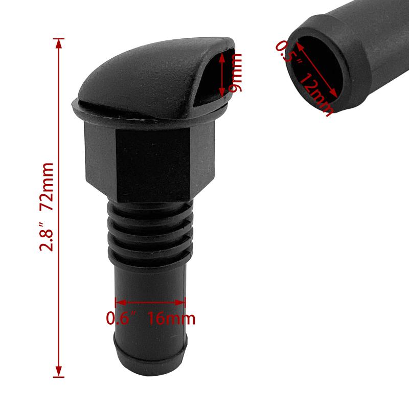 1 Piece Nylon Fuel Ventilation Device Gas Tank Vent Fitting For 5/8" Hose Boats Yacht Fuel Tank Vent Marine Thru Hull Exhaust