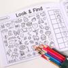 Verbeter Visuele Perceptie Leuk Kleurboek Zoek en Vind Spel Boek Kinder Cadeau