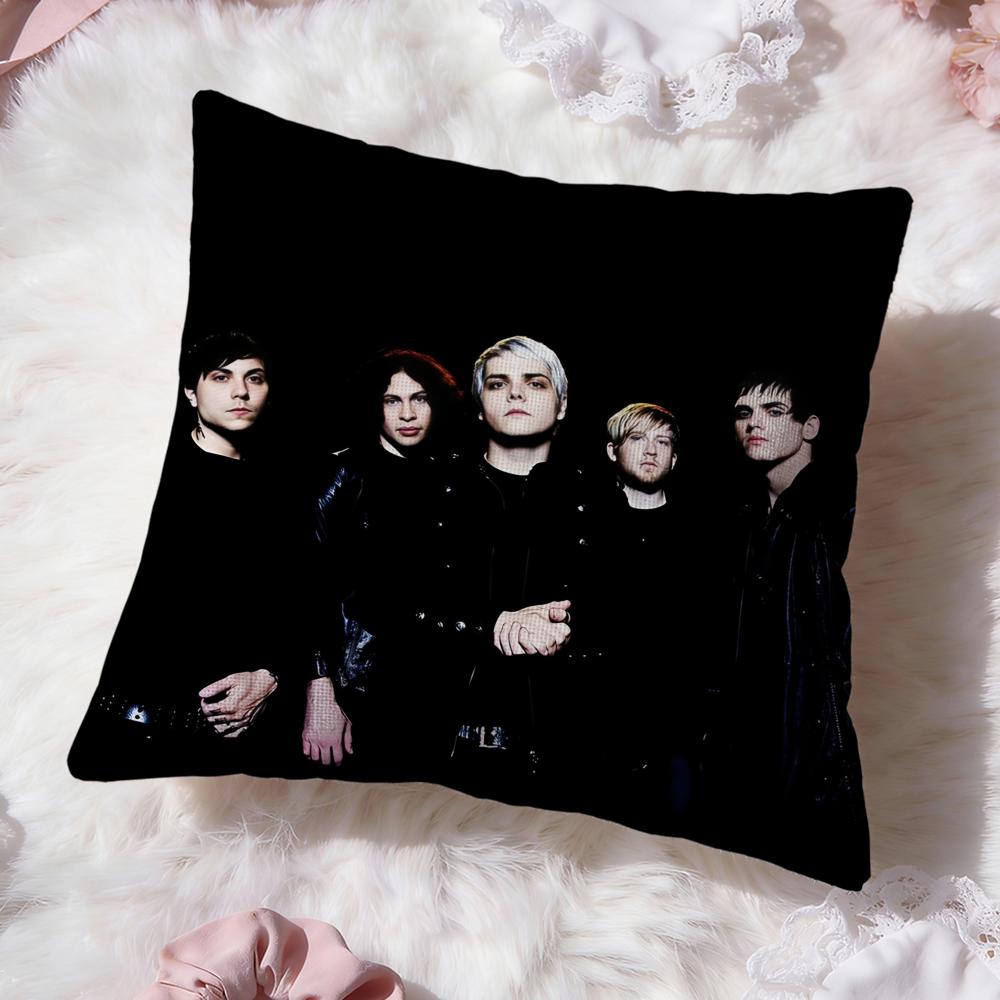 My C-Chemical Romance Cushion Cover Premium Comfort Reversible Pillow Cove -Two in One Design for Any Room & Car Interior