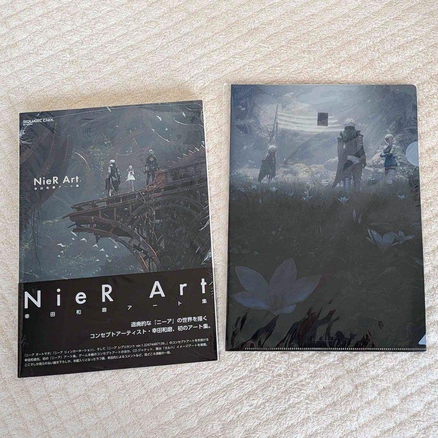 Used NieR Art Kazuma Koda Art Collection with Clear File