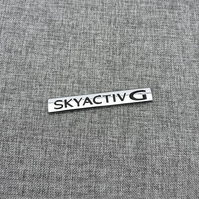 Mazda 3 Czarny Tylny Klapa Bagażnika "Czarny Wojownik" SKYACTIV Naklejka na Bagażnik