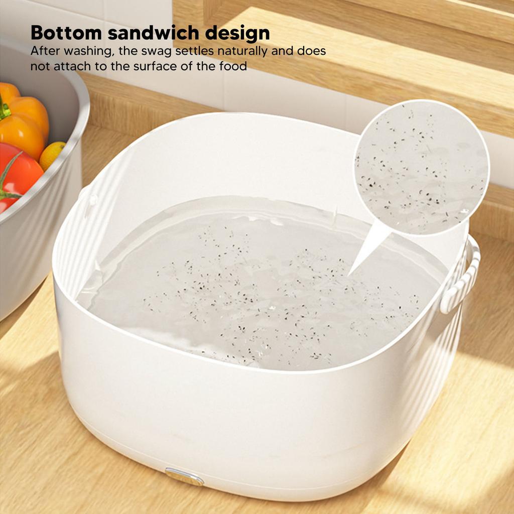 360 Degree Angle Fruit Vegetable Purifier Washing Machine Cleaning Bubble Technology 3 Minute Quick Clean Device for All Prod