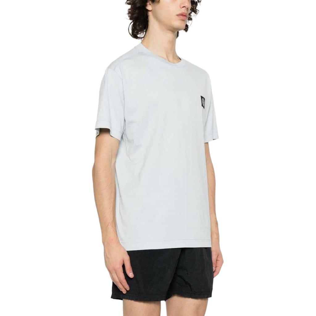 STONE ISLAND T Shirt Men's Ice Frost Blue 801524113-V0041-